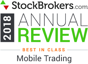 Reseñas de Interactive Brokers: obtuvo una calificación de mejor en su clase por negociación móvil en los premios Stockbrokers.com en 2018