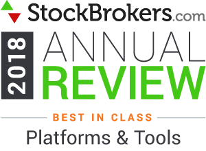 Bewertungen für Interactive Brokers: Stockbrokers.com Awards 2018 - Nr. 1 in der Kategorie 2018 „Plattformen & Tools“