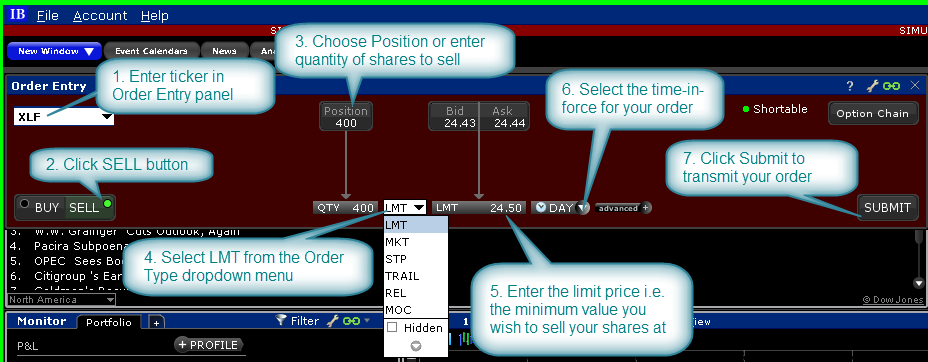 Limit-Order in Mosaic