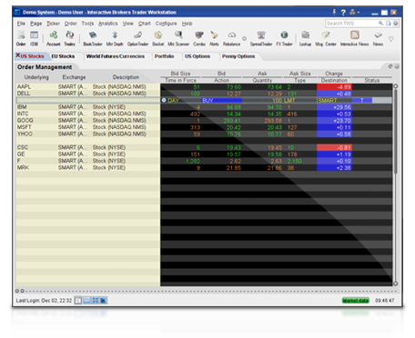 Erweitertes Ordermanagement