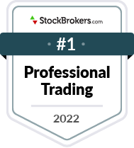 Nr. 1 in der Kategorie „Professionelles Trading“ in der Umfrage von StockBrokers.com 2022