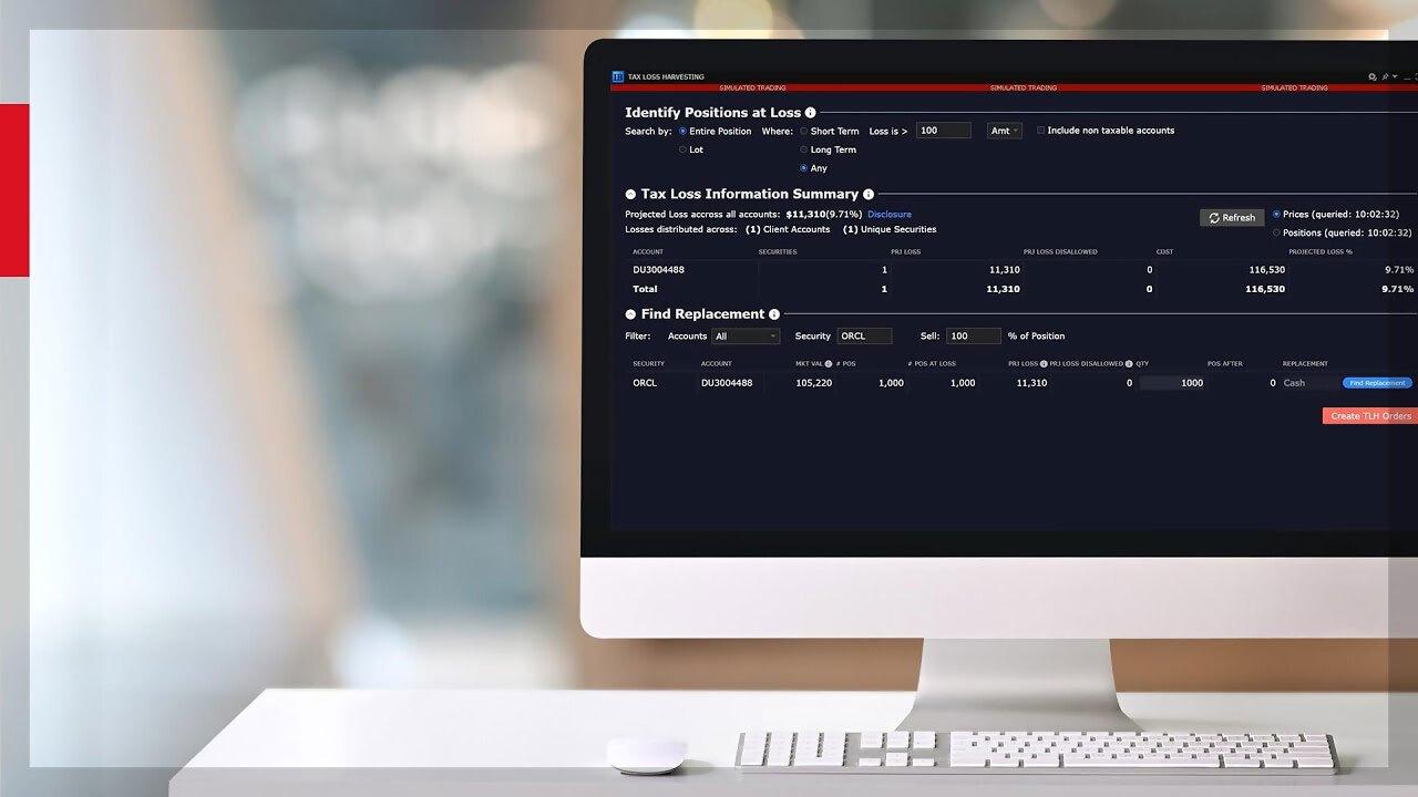TWS - Strumento di Tax Loss Harvesting per clienti individuali