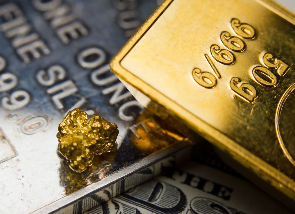 Gold and Silver bars